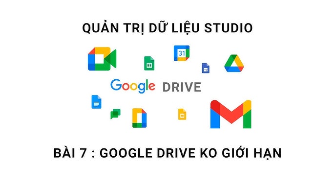 Không giới hạn Mua Drive one không giới hạn dung lượng google one
