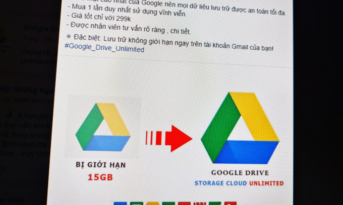 Sao lưu ảnh tự động tạo tài khoản drive google one không giới hạn dung lượng (2)