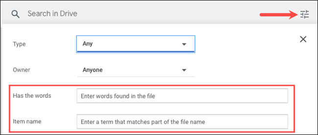 thuc hien truy van tim kiem trong thu muc tren google drive3